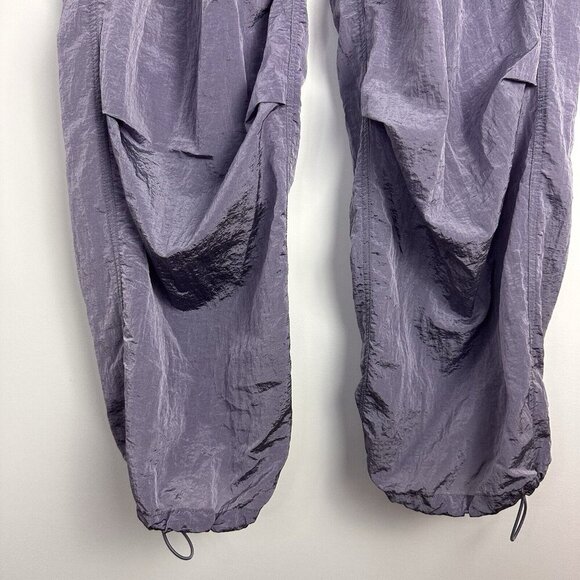 Iets Frans Parachute Baggy Pants Womens Med Shiny Urban Outfitters Gorpcore - Picture 5 of 14